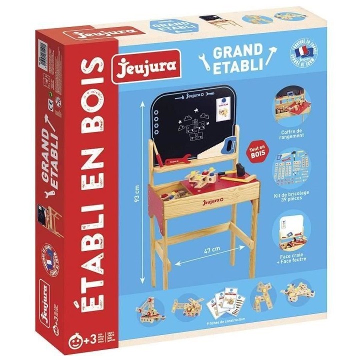JEUJURA Grand établi en bois JEUJURA Grand établi en bois