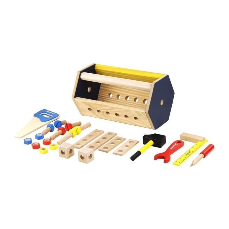 Caisse a outils en bois - JEUJURA - Transportable