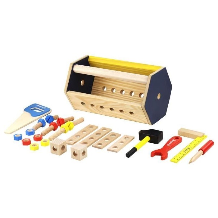 Caisse a outils en bois - JEUJURA - Transportable Caisse a outils en bois - JEUJURA - Transportable