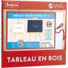 Chevalet créatif en bois - JEUJURA - Ardoise réversible et a suspend