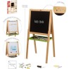 Grand tableau multifonctions en bois avec fonction dessin - JEUJURA -