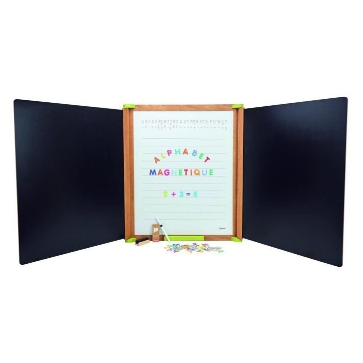 JEUJURA Grand triptyque en bois - Magnetique