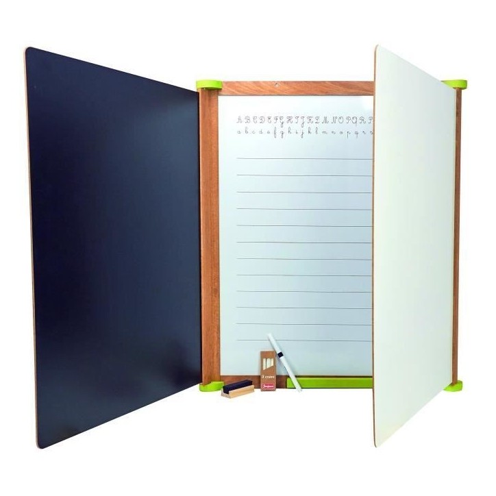 JEUJURA Grand triptyque en bois - Magnetique