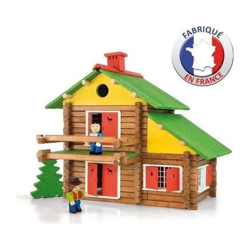 Jeujura - Construction en bois - Mon Chalet en Bois 175 pieces Jeujura - Construction en bois - Mon Chalet en Bois 175 pieces