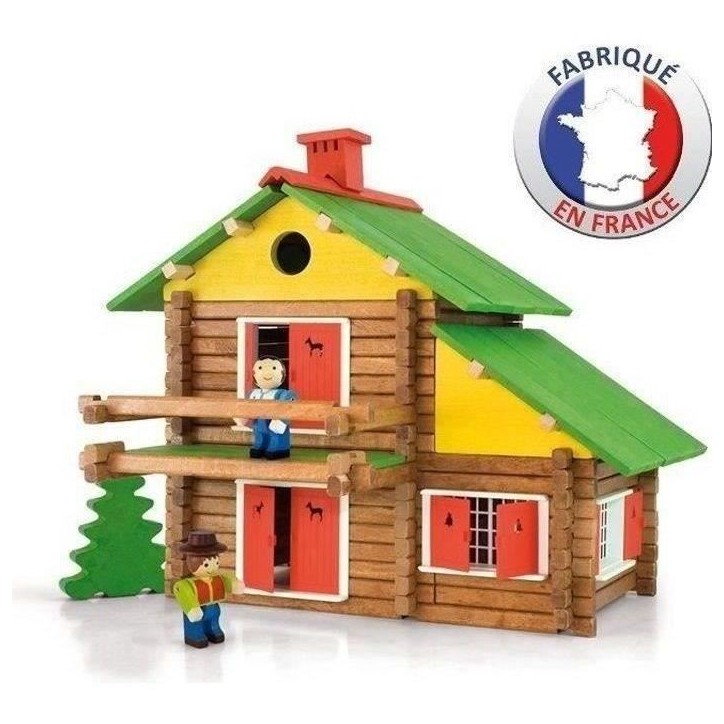 Jeujura - Construction en bois - Mon Chalet en Bois 175 pieces Jeujura - Construction en bois - Mon Chalet en Bois 175 pieces