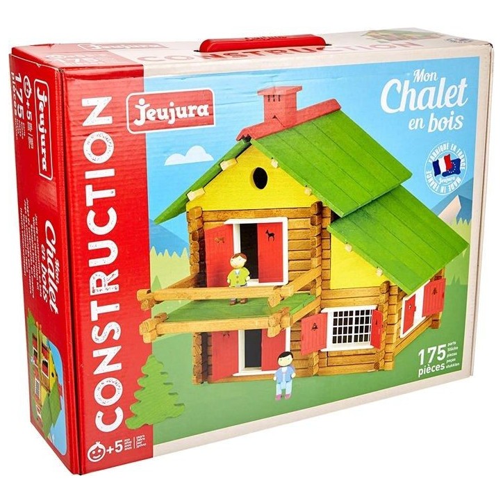 Jeujura - Construction en bois - Mon Chalet en Bois 175 pieces Jeujura - Construction en bois - Mon Chalet en Bois 175 pieces