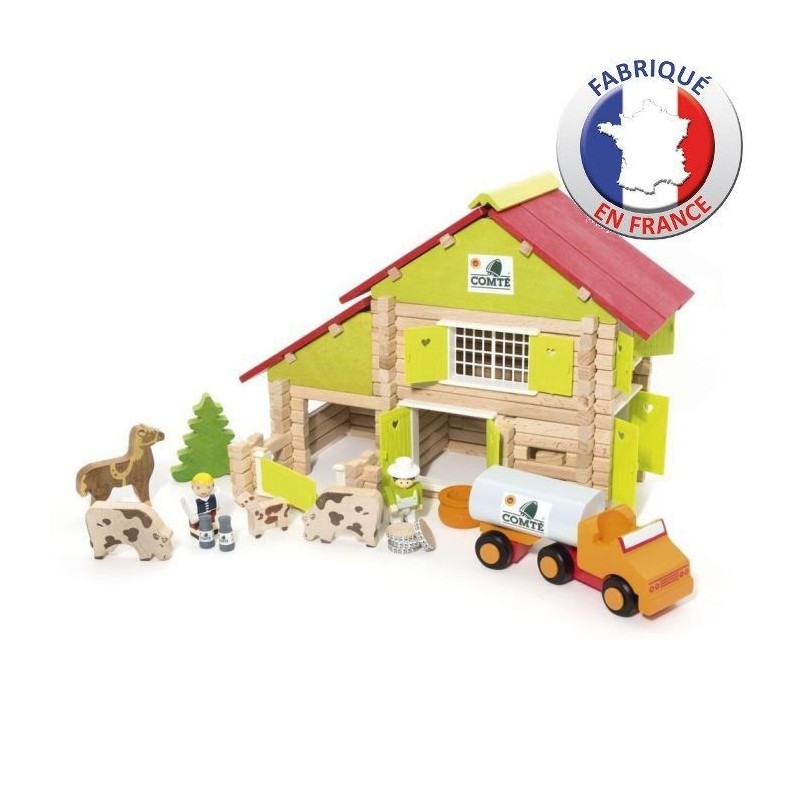 JEUJURA - Construction en bois - Ma Ferme en bois - 180 pcs JEUJURA - Construction en bois - Ma Ferme en bois - 180 pcs