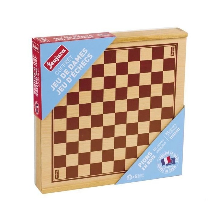 Coffret Jeux de Dames et Echecs Coffret Jeux de Dames et Echecs