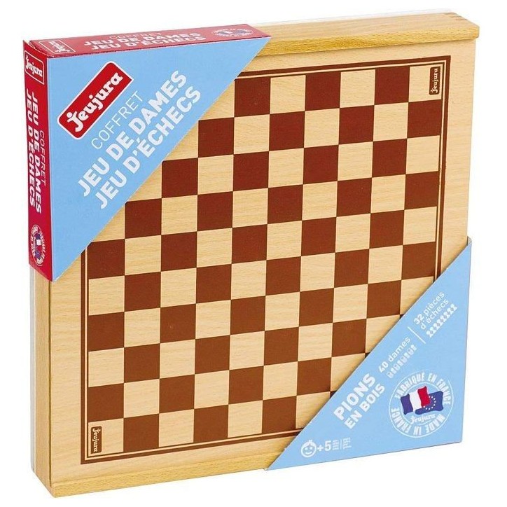 Coffret Jeux de Dames et Echecs Coffret Jeux de Dames et Echecs