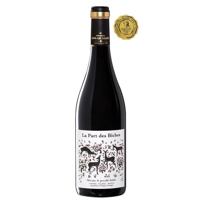 Jean-Luc Baldes Cahors - Vin rouge du Sud-Ouest 2022