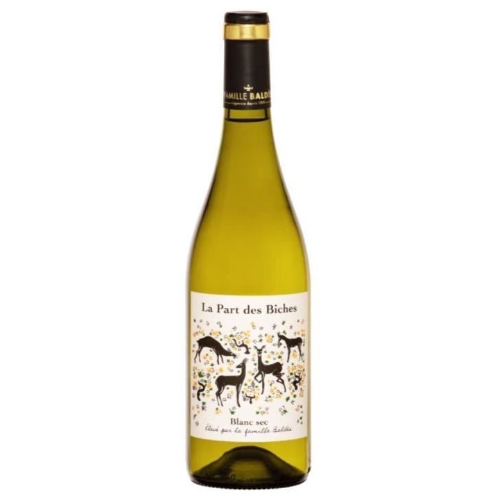 Jean Luc Baldes La part des Biches 2023 Comté Tolosan - Vin blanc du Sud Ouest