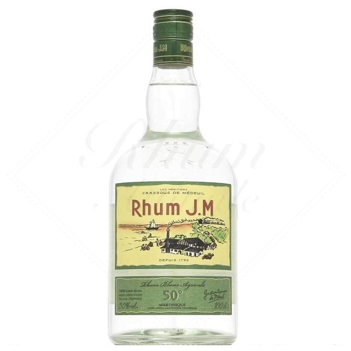 Rhum JM - Rhum blanc agricole - Martinique - 50%vol - 100cl