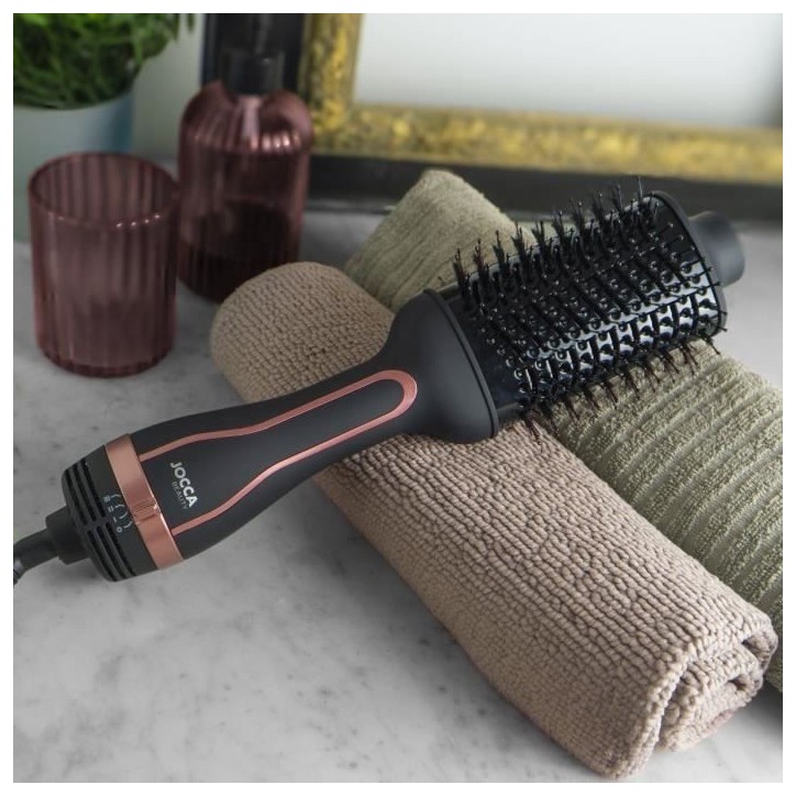 Brosse soufflante volume - JOCCA - 1567 - Revetement de céramique - 1200/1300 W - Cordon pivotant a 360°