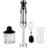 Mixeur plongeant - JOCCA - Avec accessoires - 1200 W - Noir et gris