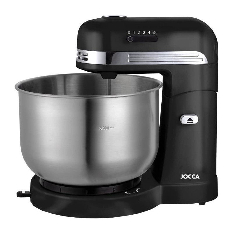 Robot pétrin - JOCCA - Bol en acier inoxydable 3,5 L - 5 vitesses - N Robot pétrin - JOCCA - Bol en acier inoxydable 3,5 L - 5 vitesses - N