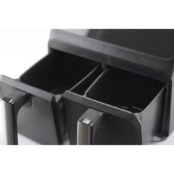 Friteuse Sans Huile Double - JOCCA - 2097 - 4L + 4L - 38,5x39,5x31,5 c