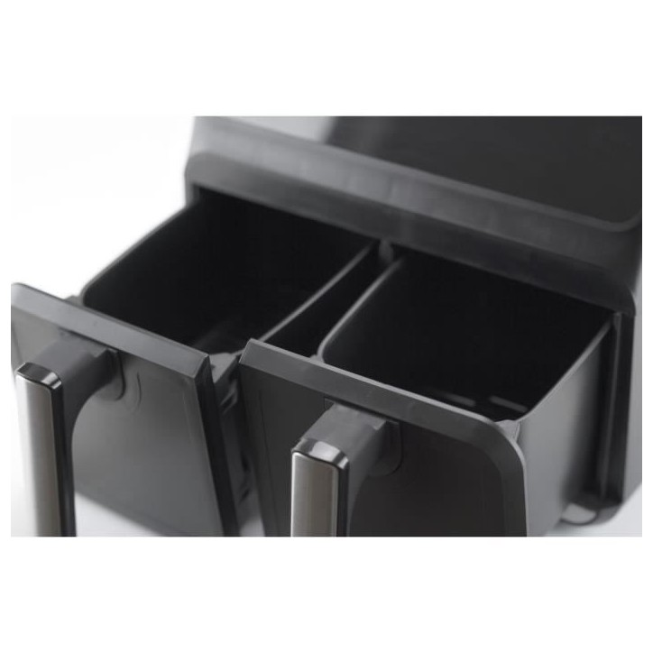 Friteuse Sans Huile Double - JOCCA - 2097 - 4L + 4L - 38,5x39,5x31,5 cm Friteuse Sans Huile Double - JOCCA - 2097 - 4L + 4L - 38,5x39,5x31,5 cm