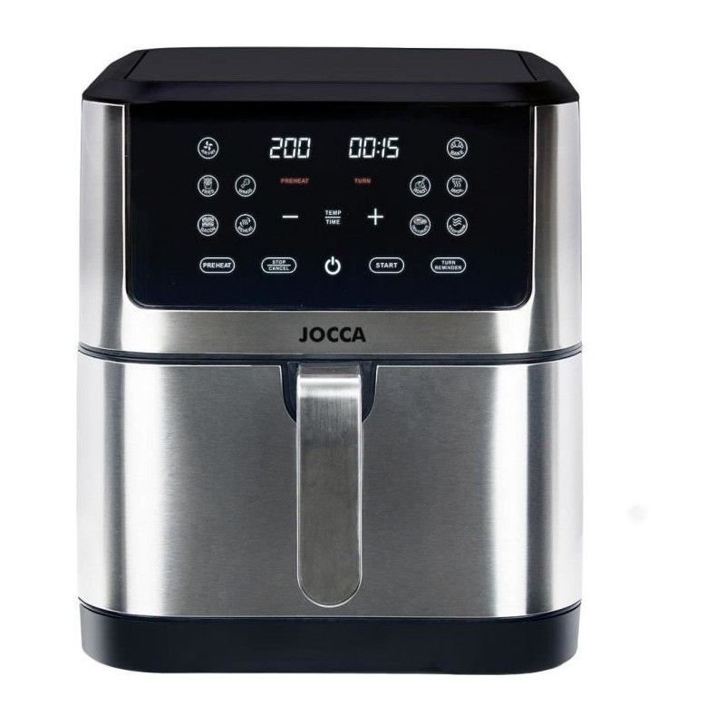 Friteuse sans huile - JOCCA - 2193 - 8L - 1800 W - 30,3 x 38,3 x 35,1 Friteuse sans huile - JOCCA - 2193 - 8L - 1800 W - 30,3 x 38,3 x 35,1