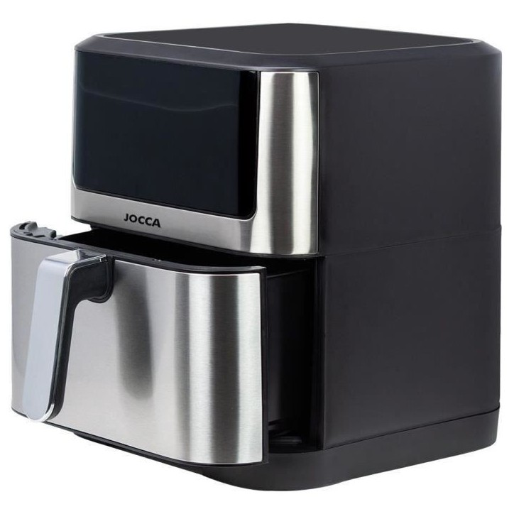 Friteuse sans huile - JOCCA - 2193 - 8L - 1800 W - 30,3 x 38,3 x 35,1 cm - Acier inoxydable Friteuse sans huile - JOCCA - 2193 - 8L - 1800 W - 30,3 x 38,3 x 35,1 cm - Acier inoxydable
