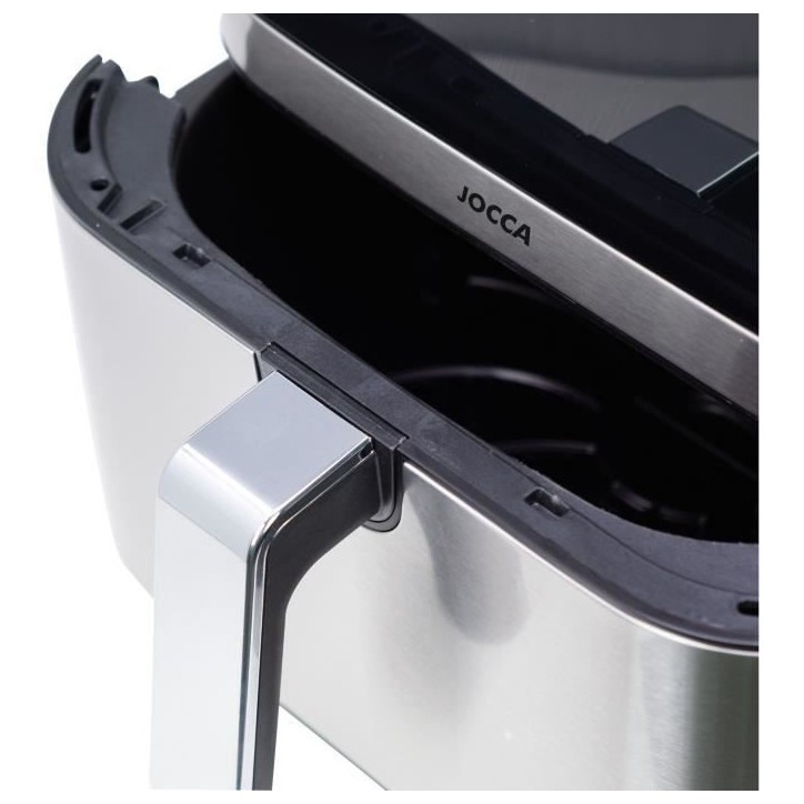 Friteuse sans huile - JOCCA - 2193 - 8L - 1800 W - 30,3 x 38,3 x 35,1 cm - Acier inoxydable Friteuse sans huile - JOCCA - 2193 - 8L - 1800 W - 30,3 x 38,3 x 35,1 cm - Acier inoxydable