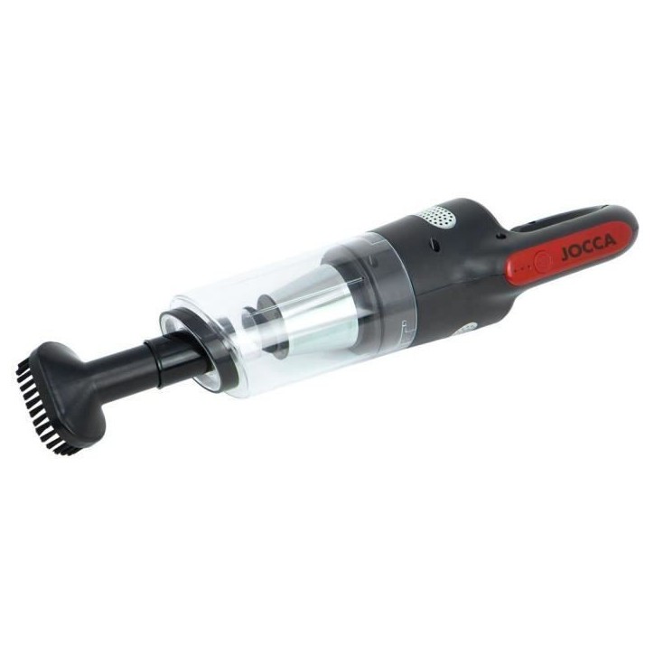 Aspirateur auto rechargeable - JOCCA - Sans fil - 7500 Pa - 18 min - 0,5 L - Noir / Rouge Aspirateur auto rechargeable - JOCCA - Sans fil - 7500 Pa - 18 min - 0,5 L - Noir / Rouge