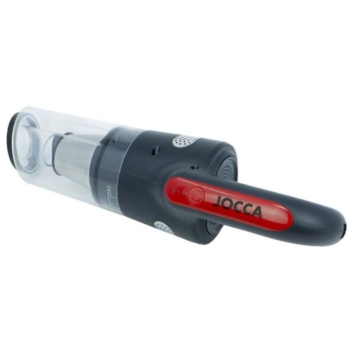 Aspirateur auto rechargeable - JOCCA - Sans fil - 7500 Pa - 18 min - 0,5 L - Noir / Rouge Aspirateur auto rechargeable - JOCCA - Sans fil - 7500 Pa - 18 min - 0,5 L - Noir / Rouge
