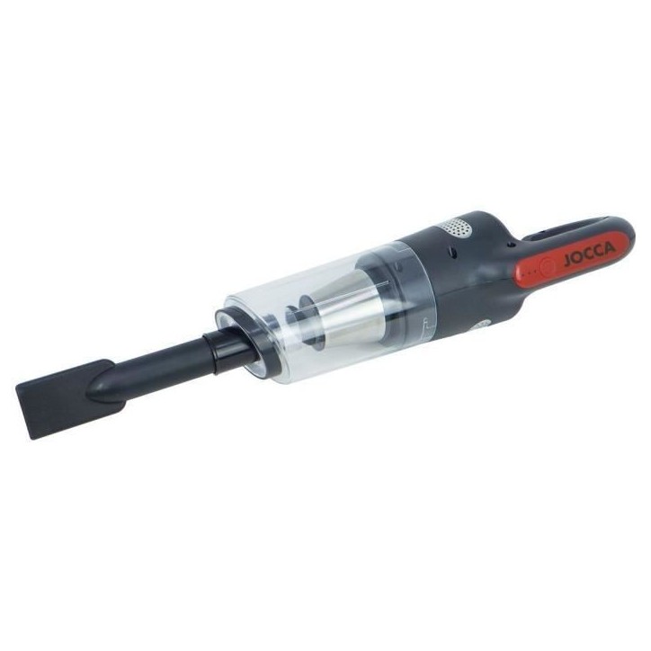 Aspirateur auto rechargeable - JOCCA - Sans fil - 7500 Pa - 18 min - 0,5 L - Noir / Rouge Aspirateur auto rechargeable - JOCCA - Sans fil - 7500 Pa - 18 min - 0,5 L - Noir / Rouge