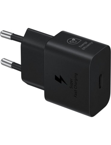 SAMSUNG Chargeur secteur RAPIDE 25W USB C sans câble noir