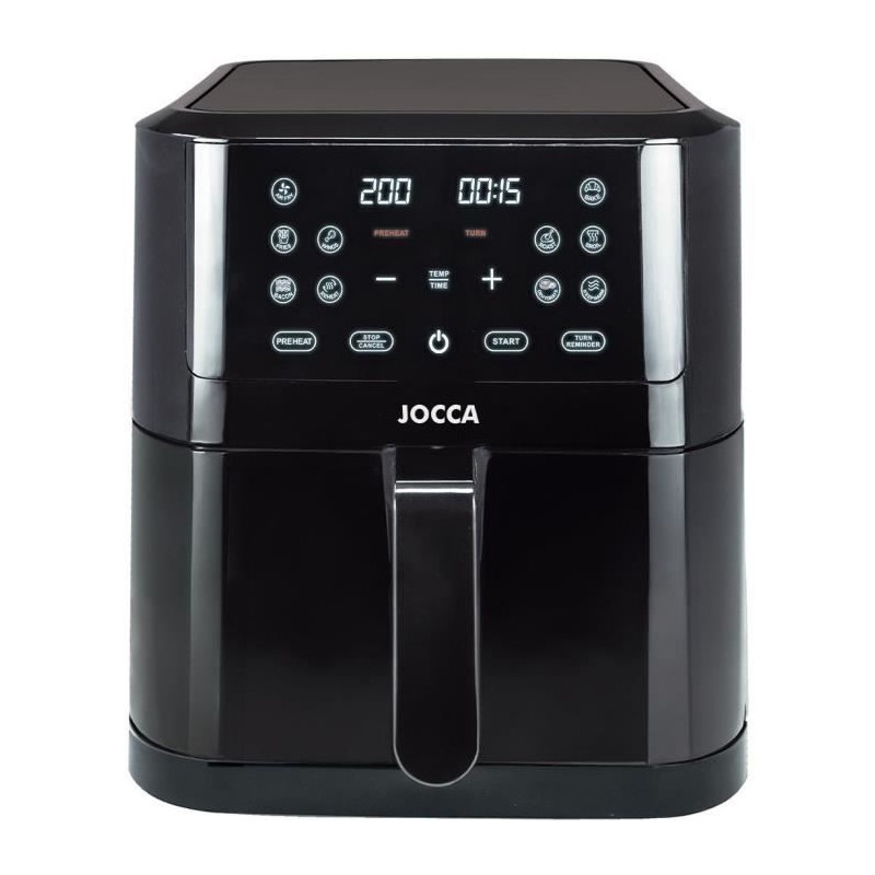 Friteuse Sans Huile - JOCCA - 2394 - 8L - Numerique - 38x29,5x36,5 cm Friteuse Sans Huile - JOCCA - 2394 - 8L - Numerique - 38x29,5x36,5 cm