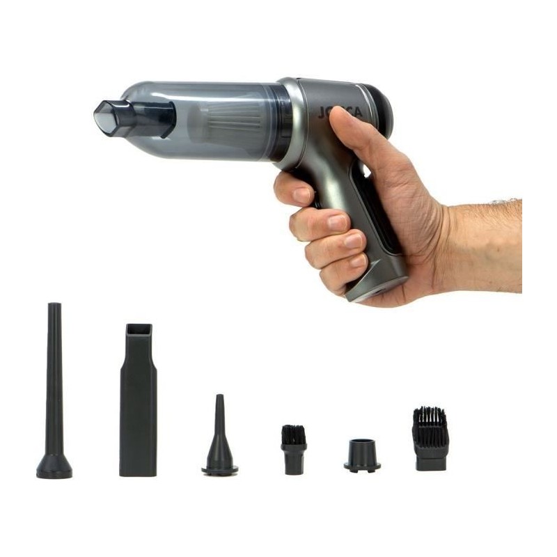 Aspirateur de voiture - JOCCA - 2000 mAH - 2 vitesses - Gris Aspirateur de voiture - JOCCA - 2000 mAH - 2 vitesses - Gris
