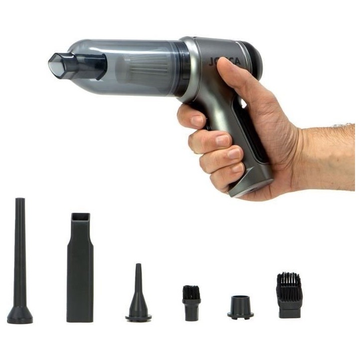 Aspirateur de voiture - JOCCA - 2000 mAH - 2 vitesses - Gris