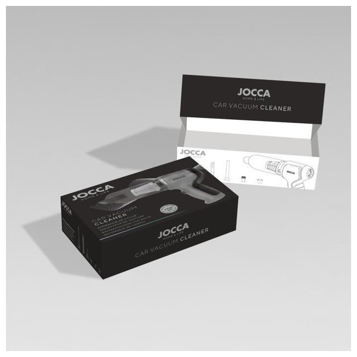 Aspirateur de voiture - JOCCA - 2000 mAH - 2 vitesses - Gris