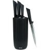 Set de 5 couteaux - JOCCA - Bloc en polypropylene - Noir