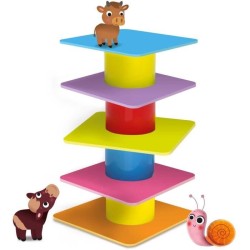 La Ferme 4 en 1 - Coffret éducatif - CAROTINA BABY - Puzzle et associ