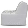Banquette BZ - Tissu Imprimé gris - L143 x P97 x H89cm - Joe