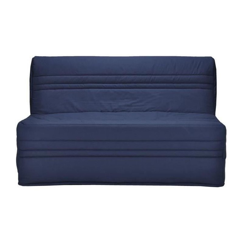 JOÉ Banquette BZ 3 places - Tissu bleu marine - Contemporain - L 143 JOÉ Banquette BZ 3 places - Tissu bleu marine - Contemporain - L 143