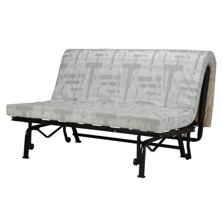 JOÉ Banquette BZ 3 places - Tissu bleu marine - Contemporain - L 143 x P 97 cm JOÉ Banquette BZ 3 places - Tissu bleu marine - Contemporain - L 143 x P 97 cm