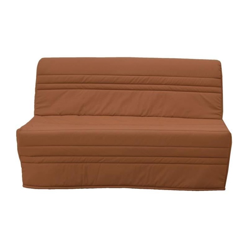 Banquette-lit BZ 2 places Joe - Tissu Terracotta - Fabrication frança Banquette-lit BZ 2 places Joe - Tissu Terracotta - Fabrication frança
