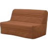 Banquette-lit BZ 2 places Joe - Tissu Terracotta - Fabrication frança