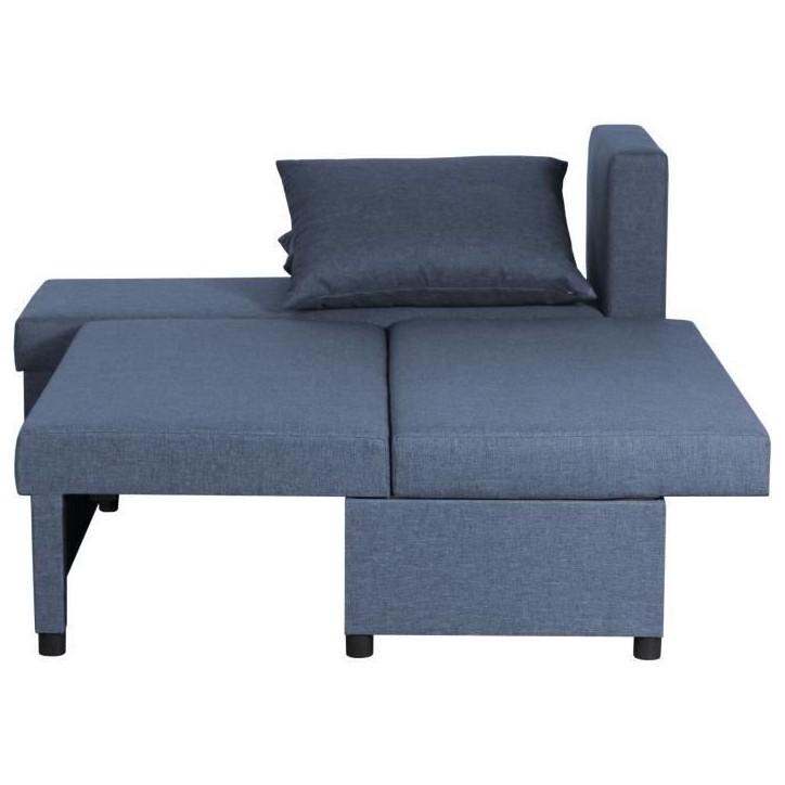 Canapé d'angle réversible – Tissu Bleu – L 192 x P 143 x H 79 cm – JOSS - Fabriqué en Ukraine Canapé d'angle réversible – Tissu Bleu – L 192 x P 143 x H 79 cm – JOSS - Fabriqué en Ukraine