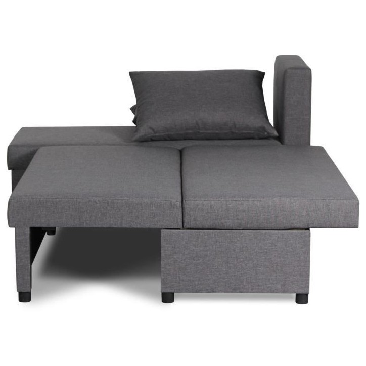 Canapé d'angle réversible – Tissu Gris – L 192 x P 143 x H 79 cm – JOSS - Fabriqué en Ukraine Canapé d'angle réversible – Tissu Gris – L 192 x P 143 x H 79 cm – JOSS - Fabriqué en Ukraine
