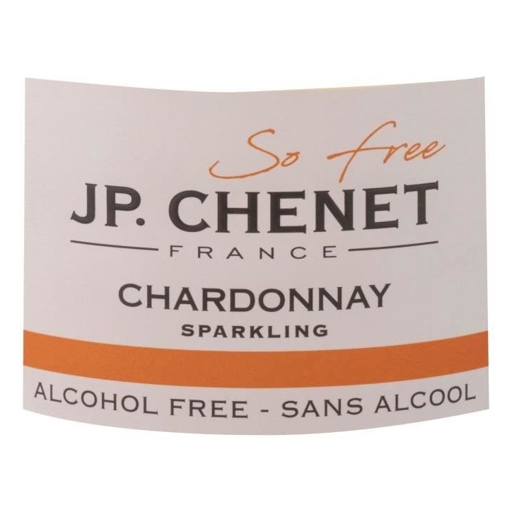 Jp Chenet Sparkling Chardonnay - Bulles sans alcool