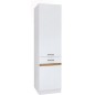 JUNONA Colonne de cuisine 2 Portes ouverture gauche - L 50 x H 196 x P 46 cm - Blanc brillant