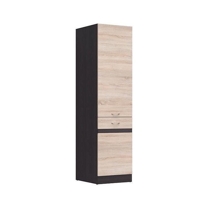 JUNONA Colonne de cuisine 2 Portes ouverture gauche - L 50 x H 196 x P 46 cm - Chene sonoma JUNONA Colonne de cuisine 2 Portes ouverture gauche - L 50 x H 196 x P 46 cm - Chene sonoma