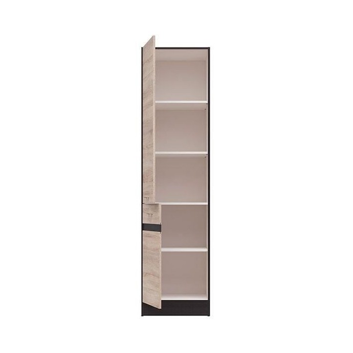 JUNONA Colonne de cuisine 2 Portes ouverture gauche - L 50 x H 196 x P 46 cm - Chene sonoma JUNONA Colonne de cuisine 2 Portes ouverture gauche - L 50 x H 196 x P 46 cm - Chene sonoma
