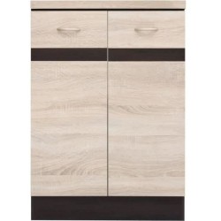 JUNONA Meuble bas de cuisine 60 cm - 2 Portes - Plan de travail - Chen