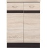 JUNONA Meuble bas de cuisine 60 cm - 2 Portes - Plan de travail - Chen