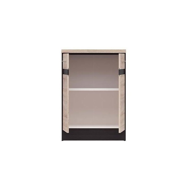 JUNONA Meuble bas de cuisine 60 cm - 2 Portes - Plan de travail - Chene sonoma JUNONA Meuble bas de cuisine 60 cm - 2 Portes - Plan de travail - Chene sonoma
