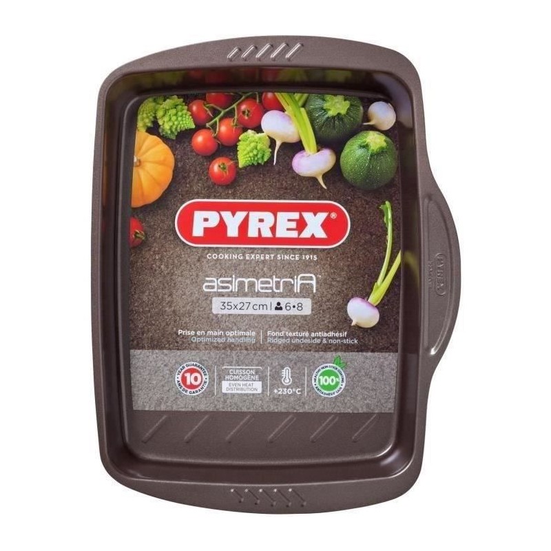Plat a four - PYREX - 1452053 - Rectangulaire - En acier - 35 x 27 cm Plat a four - PYREX - 1452053 - Rectangulaire - En acier - 35 x 27 cm