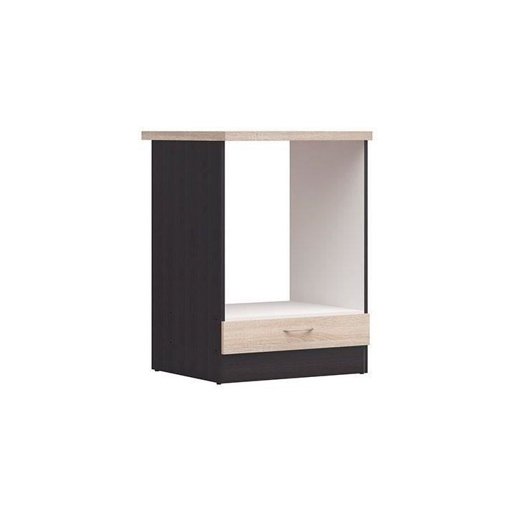 JUNONA Meuble bas four 60 cm - Plan de travail - Chene sonoma JUNONA Meuble bas four 60 cm - Plan de travail - Chene sonoma